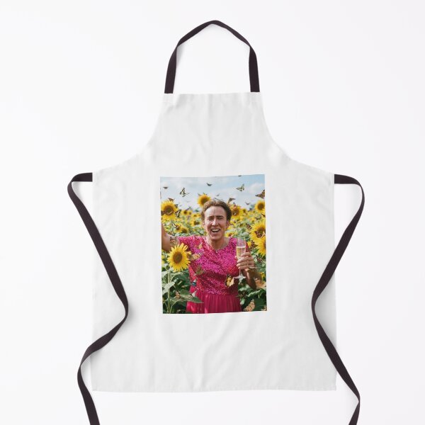 Item preview, Nicolas cage sunflower pink dress Funny prank meme gift weird christmas birthday designed and sold by CheeseBlueprint.