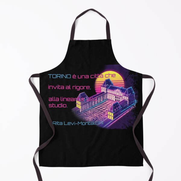 Item preview, Turin Levi-Montalcini Synthwave Sabaude Quotes designed and sold by Torinostalgia.