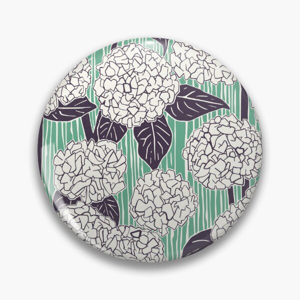 Item preview, hydrangea mulberry peppermint green designed and sold by scrummy.