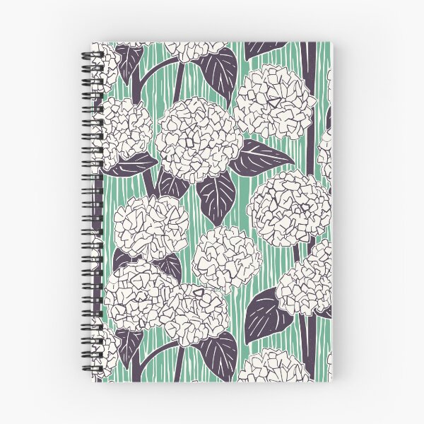 Item preview, hydrangea mulberry peppermint green designed and sold by scrummy.