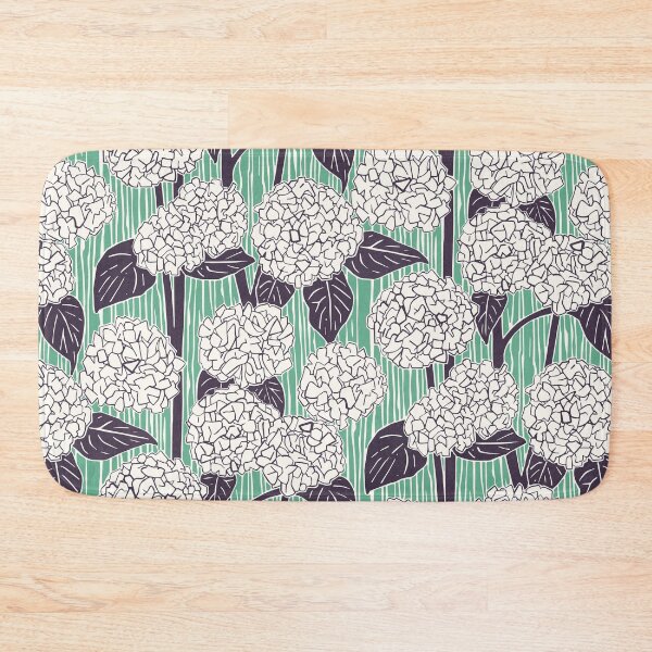Item preview, hydrangea mulberry peppermint green designed and sold by scrummy.