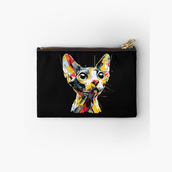 Item preview, Abstract Geometric Sphynx Cat Head Art designed and sold by Dmo3HarkoArt.