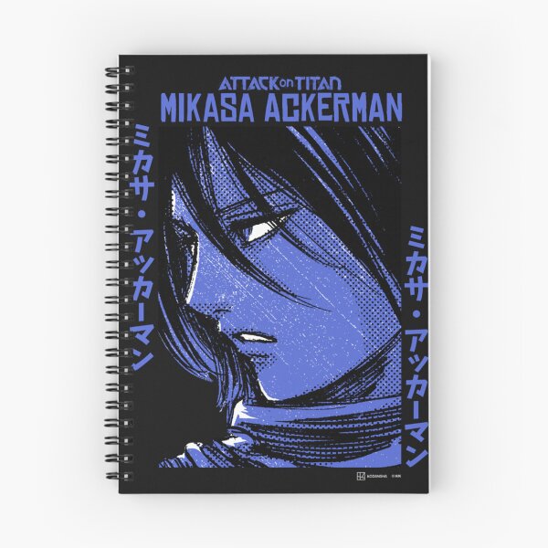 Item preview, AO Titan Mikasa Ackerman Japanese Manga Face Portrait Long Sleeve designed and sold by SusanaElls.