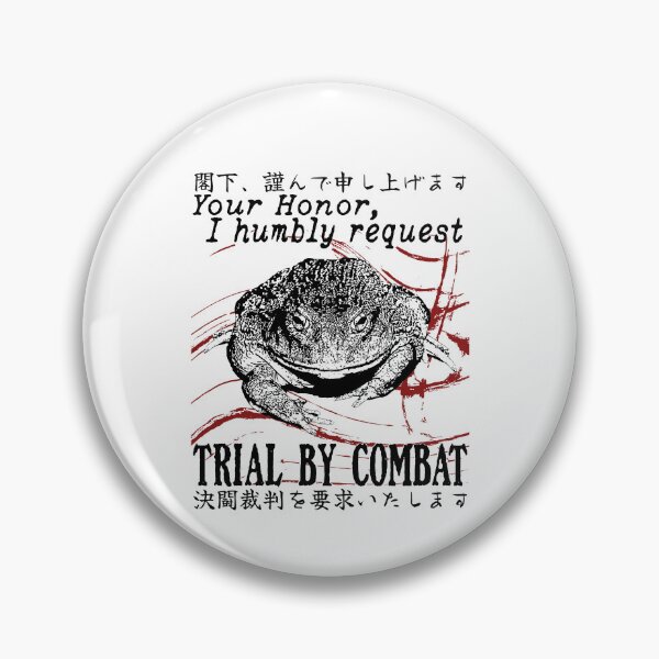 Item preview, Trial By Combat Frog designed and sold by VintageMedatsu.