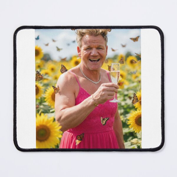 Item preview, Gordon ramsay sunflower pink dress Funny prank meme gift weird christmas birthday designed and sold by CheeseBlueprint.