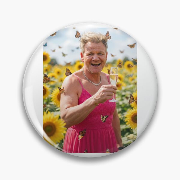 Item preview, Gordon ramsay sunflower pink dress Funny prank meme gift weird christmas birthday designed and sold by CheeseBlueprint.