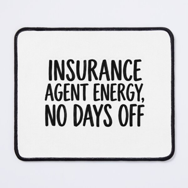 Item preview, Insurance Agent Energy No Days Off Funny Office Humor Insurance Broker Gift designed and sold by raedattia.