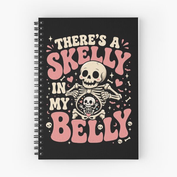 Item preview, There's a Skelly in My Belly  designed and sold by J-Style-Design.