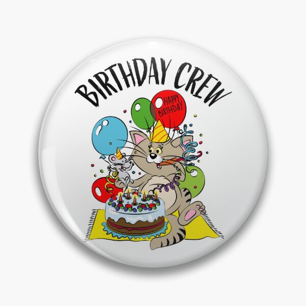 Item preview, Birthday Crew Cat and Mouse Party designed and sold by Ekaterina  Biserova.