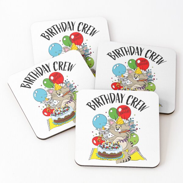 Item preview, Birthday Crew Cat and Mouse Party designed and sold by Ekaterina  Biserova.