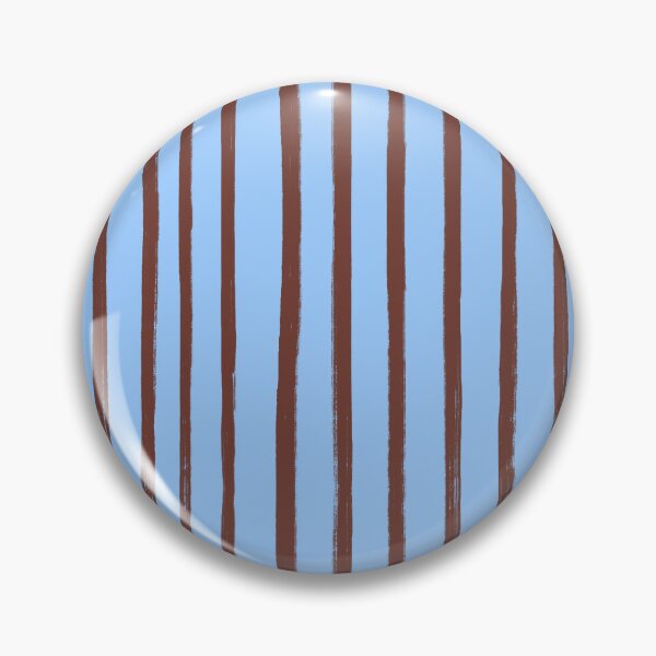 Item preview, Blue with Brown Brush Stroke Stripes Pattern designed and sold by OneThreeSix.