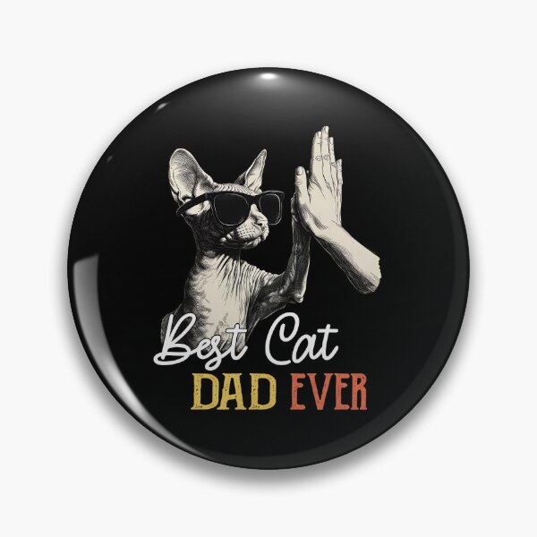 Item preview, Best Cat DAD EVER Sphynx High Five designed and sold by Dmo3HarkoArt.
