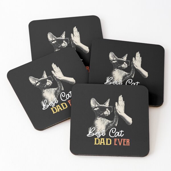 Item preview, Best Cat DAD EVER Sphynx High Five designed and sold by Dmo3HarkoArt.