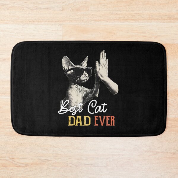 Item preview, Best Cat DAD EVER Sphynx High Five designed and sold by Dmo3HarkoArt.