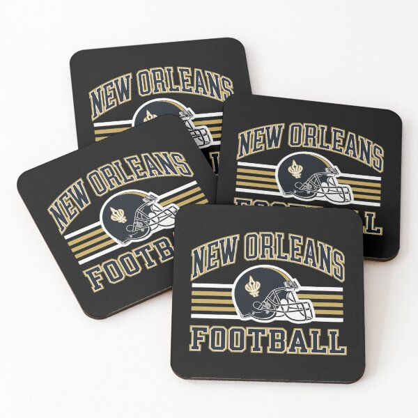 Item preview, New Orleans Fleur-de-Lis Football Helmet Black Gold Vintage T-Shirt designed and sold by NicholasP11483.
