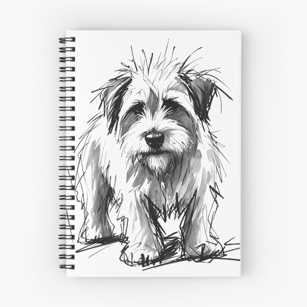 Item preview, Scruffy Dog in Loose Ink designed and sold by davitabros.