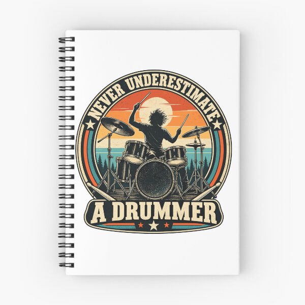 Item preview, Never Underestimate A Drummer | Retro Drums Badge | Funny Drummer designed and sold by ZIGLWORKS.