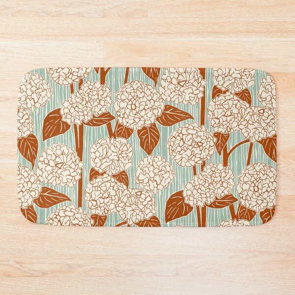 Item preview, hydrangea rust duck egg designed and sold by scrummy.