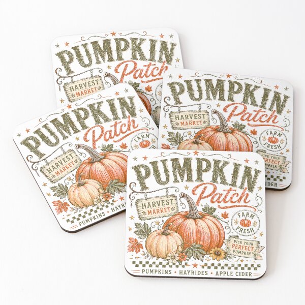 Item preview, Pumpkin Patch Harvest Market - Vintage Fall Sign designed and sold by BackTWO.