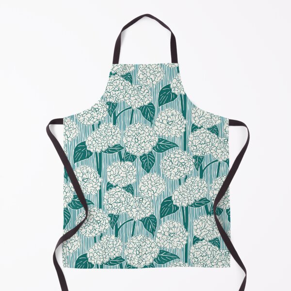 Item preview, hydrangea viridian turquoise blue designed and sold by scrummy.
