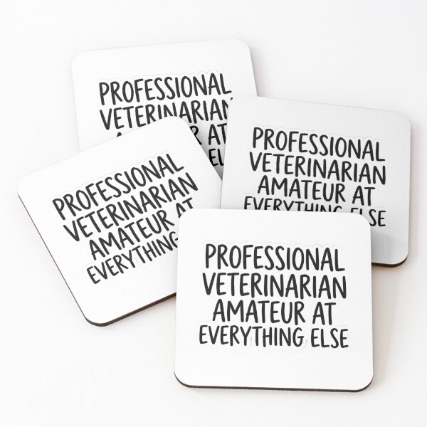 Item preview, Professional Veterinarian Amateur At Everything Else Funny Vet Humor Gift designed and sold by raedattia.