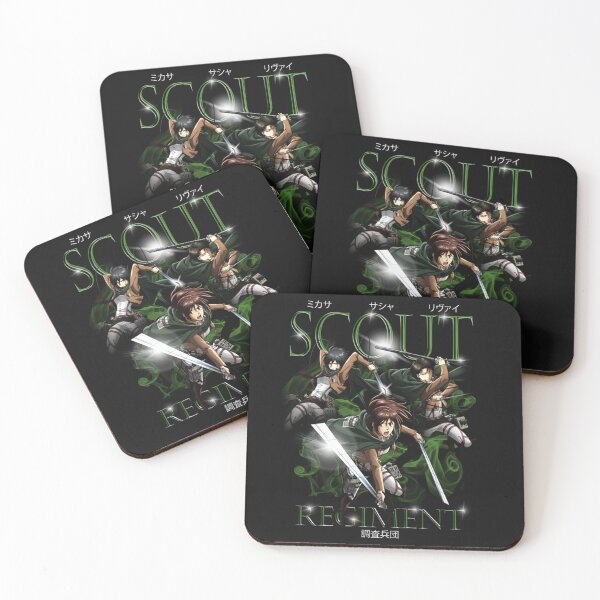 Item preview, AO Titan Retro Smokey Scout Regiment Group AOT Anime Pullover Hoodie designed and sold by SusanaElls.