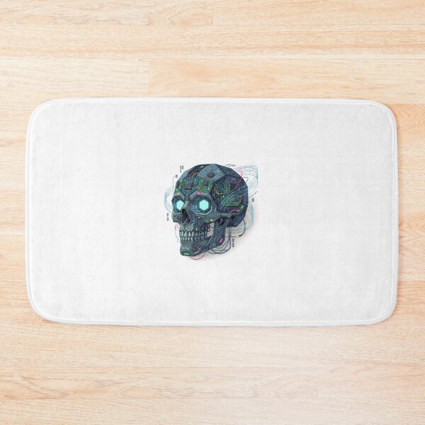 Item preview, Cybernetic Circuit Skull designed and sold by nnnememtw.