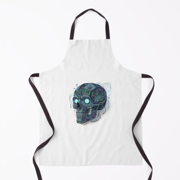 Item preview, Cybernetic Circuit Skull designed and sold by nnnememtw.