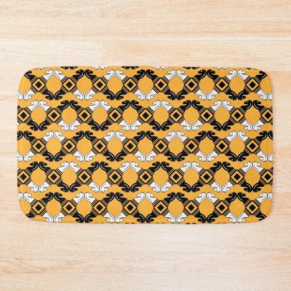 Item preview, Knights Chess Pattern on Tangerine Yellow designed and sold by Pinkdeer Designs.