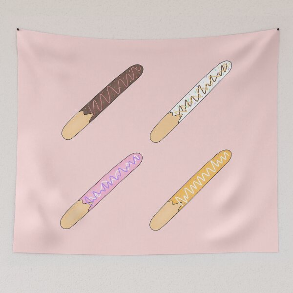Item preview, Colorful Chocolate Stick Cookies Snack Sweet Food Pattern designed and sold by ubborn.