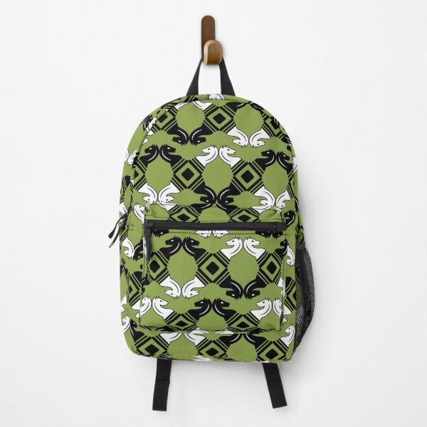 Item preview, Knights Chess Pattern on Olive Green designed and sold by Pinkdeer Designs.