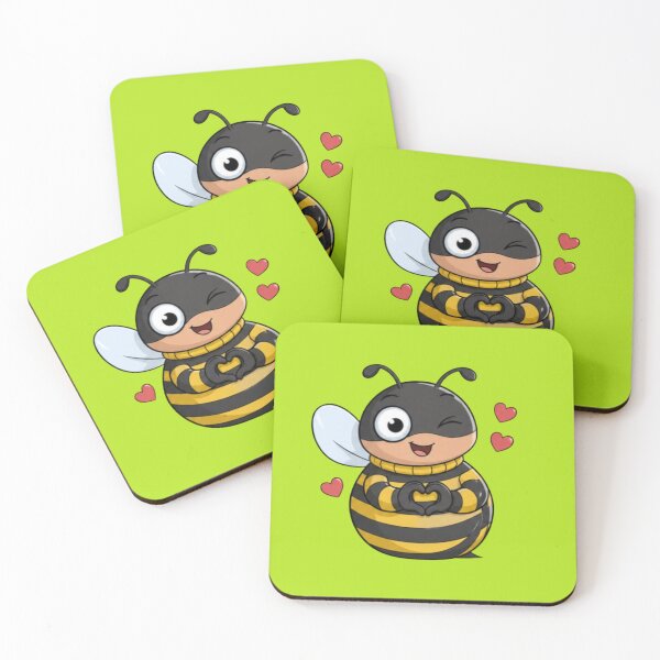 Item preview, Bee Love Cute Cartoon Bee designed and sold by MushArtist.