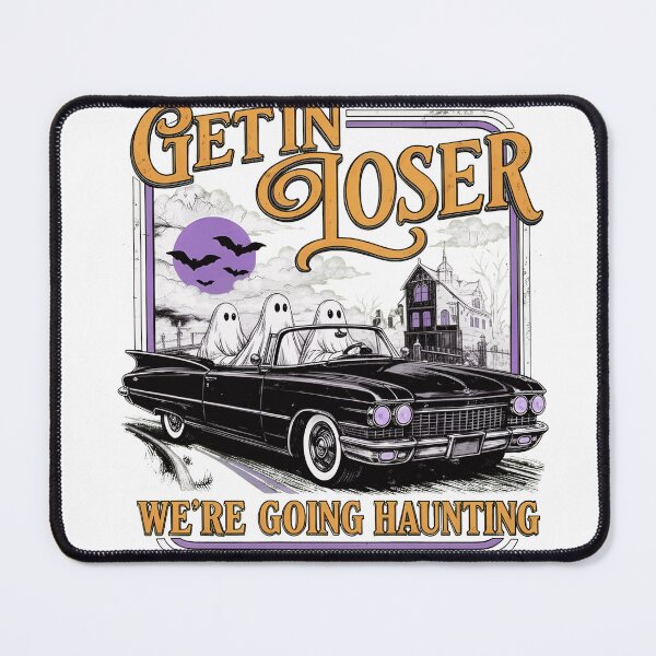 Item preview, Retro Haunting Ghosts Convertible Car Halloween designed and sold by ThomasBro30261.