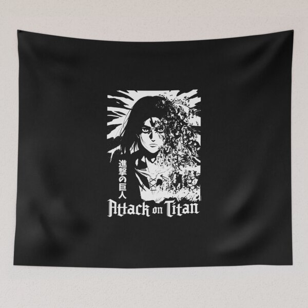 Item preview, AO Titan Season 4 Eren Explosion White Graphic Anime Pullover Hoodie designed and sold by SusanaElls.