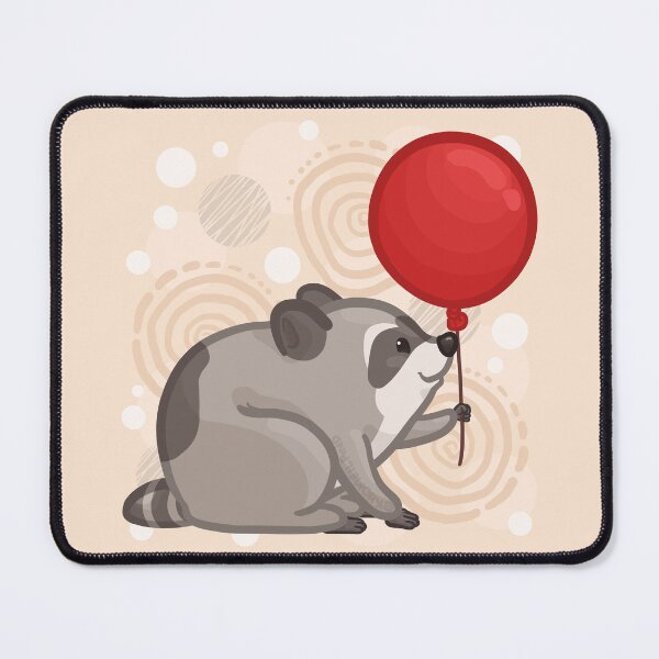 Item preview, Jimothy Raccoon Holding a Red Balloon designed and sold by Khotekmei.