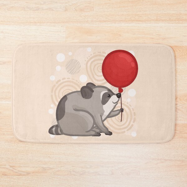 Item preview, Jimothy Raccoon Holding a Red Balloon designed and sold by Khotekmei.