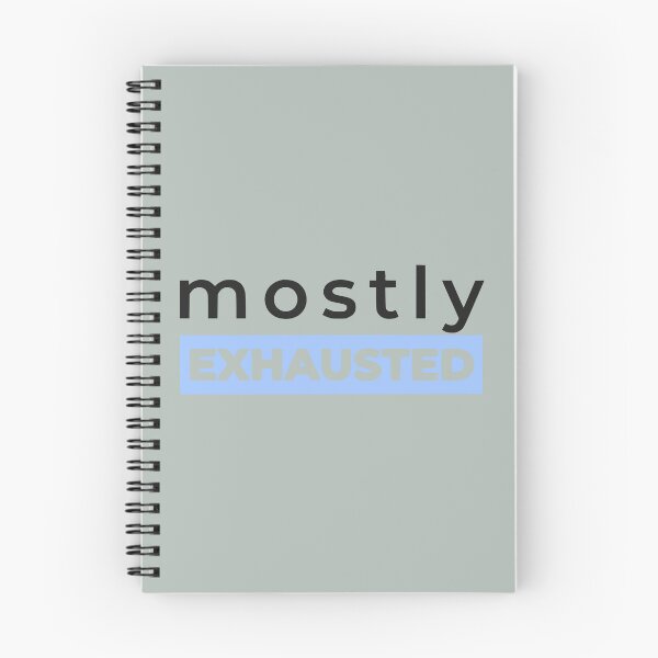Item preview, Mostly Exhausted - Minimalist Introvert (Ice Blue) designed and sold by RetroNeon.