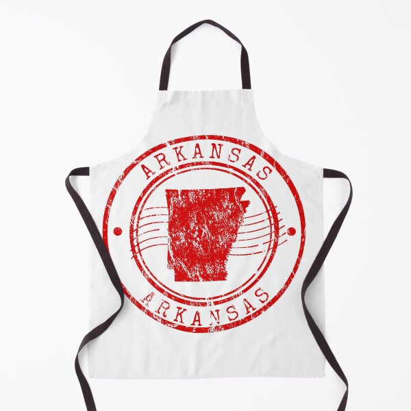 Item preview, Arkansas State Map Vintage Red Rubber Stamp designed and sold by chaaval.