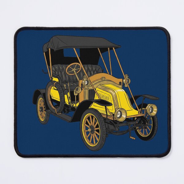 Item preview, 1908 Renault AX Vintage Antique French Voiturette Graphic Art Print designed and sold by FreiherrPK.