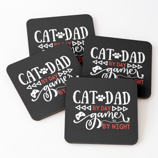 Item preview, Cat Dad By Day Gamer By Night Text Graphic designed and sold by Dmo3HarkoArt.