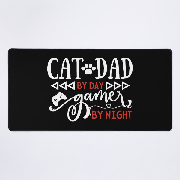 Item preview, Cat Dad By Day Gamer By Night Text Graphic designed and sold by Dmo3HarkoArt.