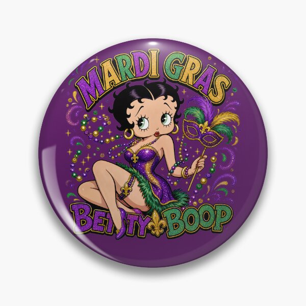 Item preview, MARDI GRAS BETTY BOOP designed and sold by BabaSoti.