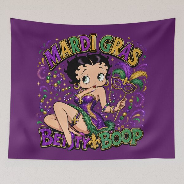 Item preview, MARDI GRAS BETTY BOOP designed and sold by BabaSoti.