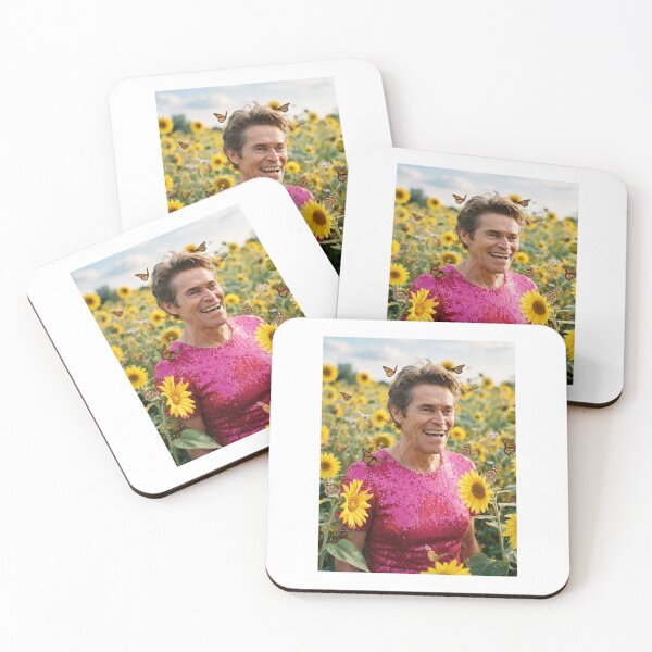 Item preview, Willem dafoe sunflower pink dress Funny prank meme gift weird christmas birthday designed and sold by CheeseBlueprint.