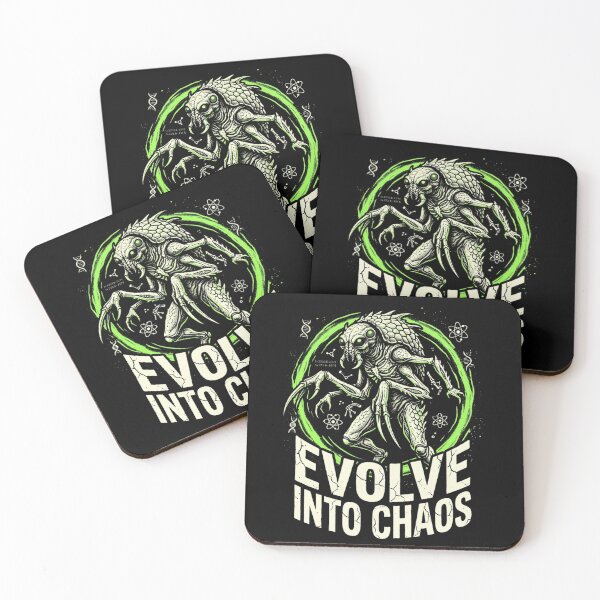 Item preview, Evolve into Chaos – Sci-Fi Alien Predator Design designed and sold by @SHINTOSARTSTORE.