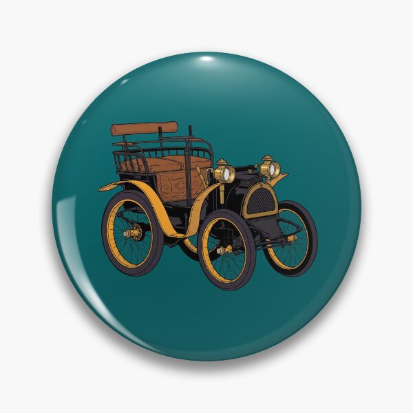 Item preview, 1898 Renault Voiturette Antique French Horseless Carriage Graphic Art Print designed and sold by FreiherrPK.