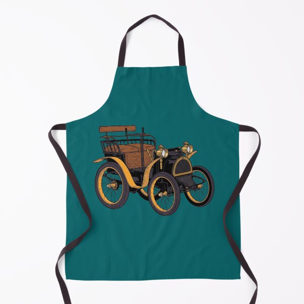 Item preview, 1898 Renault Voiturette Antique French Horseless Carriage Graphic Art Print designed and sold by FreiherrPK.