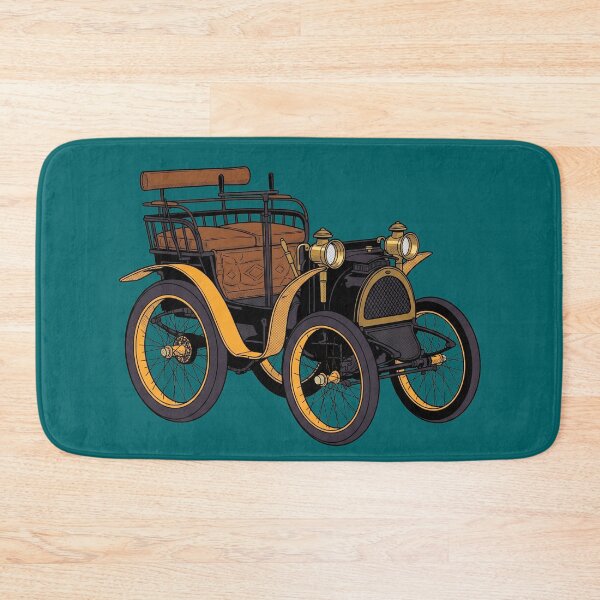 Item preview, 1898 Renault Voiturette Antique French Horseless Carriage Graphic Art Print designed and sold by FreiherrPK.