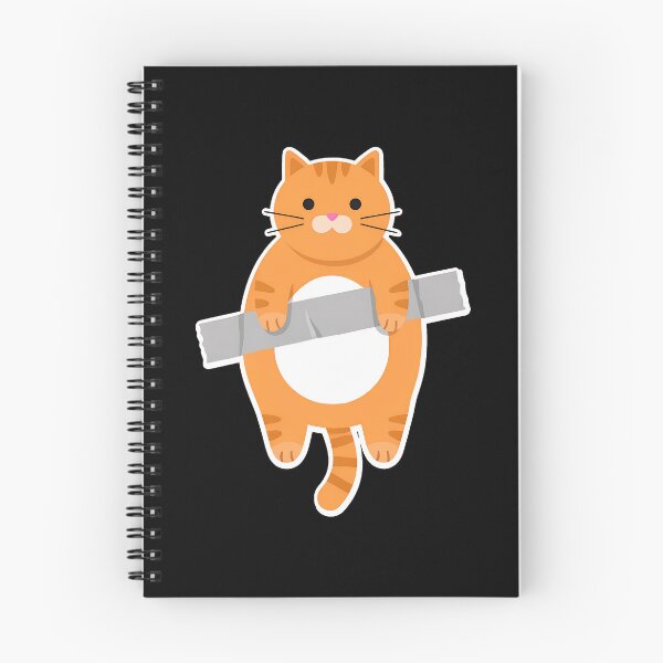 Item preview, Funny Orange Cat Duct Taped Hanging Art designed and sold by Dmo3HarkoArt.