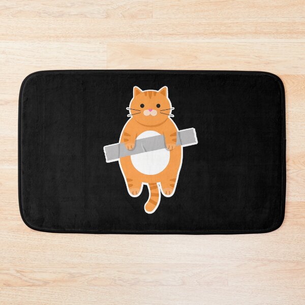 Item preview, Funny Orange Cat Duct Taped Hanging Art designed and sold by Dmo3HarkoArt.